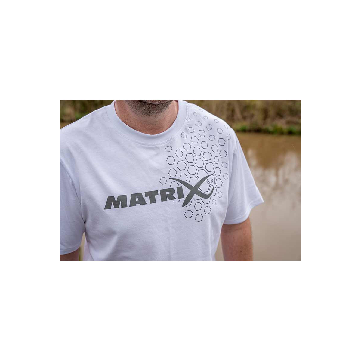 Koszulka Matrix Hex Print T-Shirt White