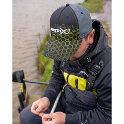 Czapka Matrix Hex Print Baseball Cap - Black