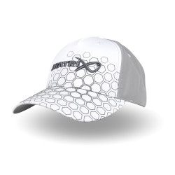 GHH008 Czapka Matrix Hex Print Baseball Cap - White