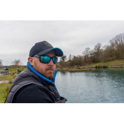 P0200450 Okulary Preston Inception Wrap Sunglasses - Ice Blue Lens