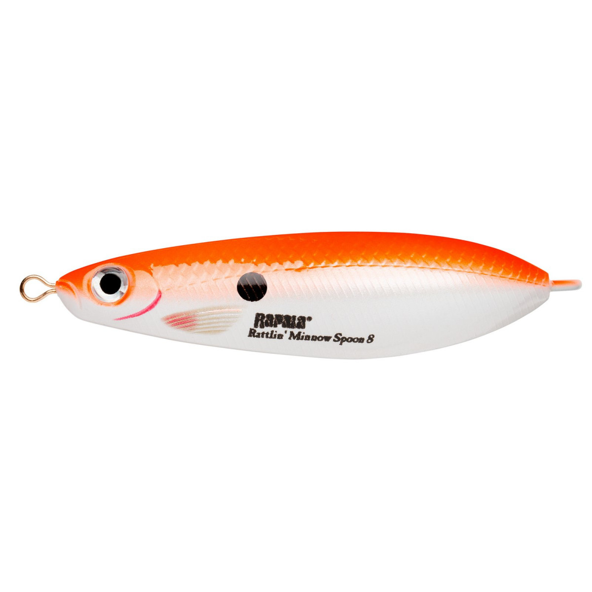 Wahadłówka Rapala Rattlin Minnow Spoon 8cm - FRP / Fluorescent Red Pearl