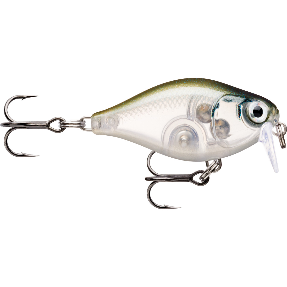 Wobler Rapala X-Light Crank Shallow Runner 3,5cm - GHSH / Ghost Shiner