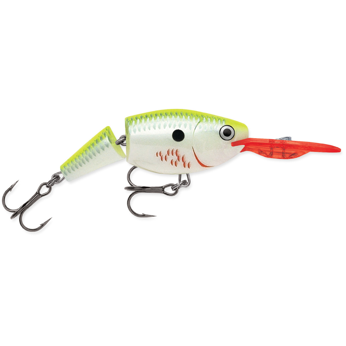 Wobler Rapala Jointed Shad Rap 5cm - BCSD / Bleeding Chartreuse Shad