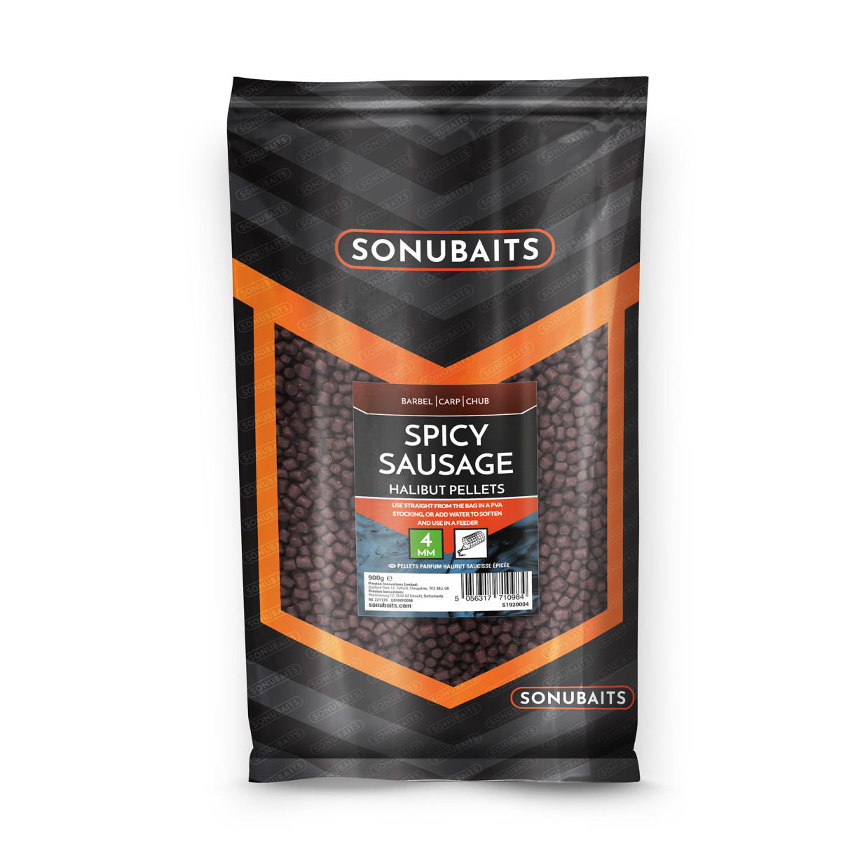 Sonubaits Spicy Sausage Halibut Pellets - 4mm