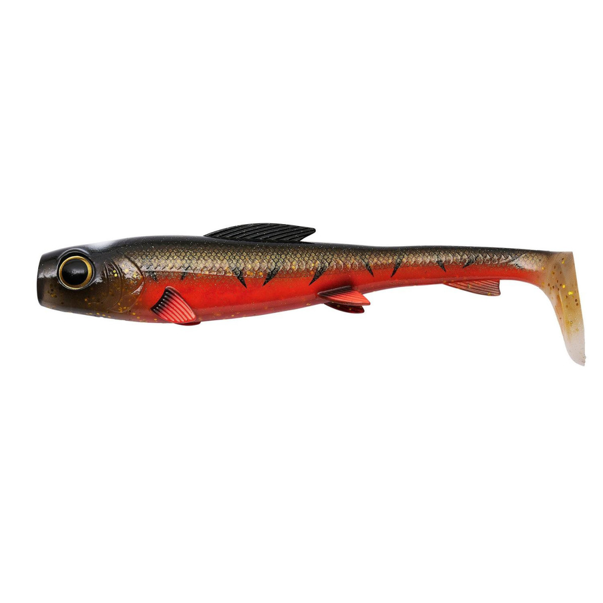 1590292 Guma Abu Garcia Svartzonker McPike 17cm 2szt. - Red Tiger