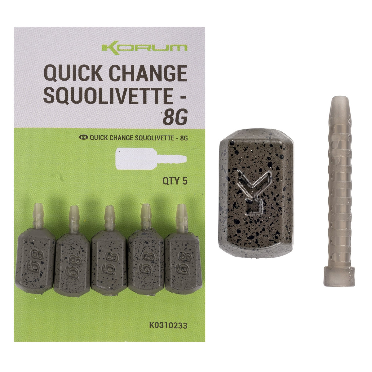 K0310233 Ciężarki Korum Quick Change Squolivettes - 8g