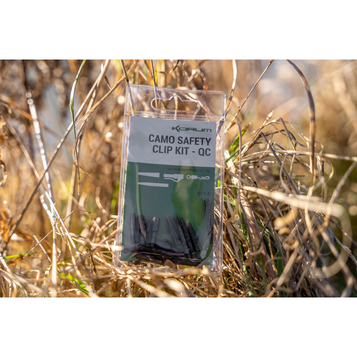 Klipsy Korum Camo Safety Clip Kit - QC