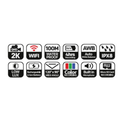 Kamera podwodna Water Wolf 2K WiFi 1619322