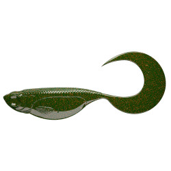 Libra Lures Embrion Twist Tail 2.5'' 6.3cm - 032 / MOTOR OIL GREEN