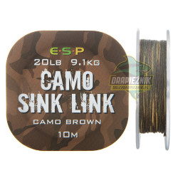 Plecionka przyponowa ESP Camo Sink Link 10m