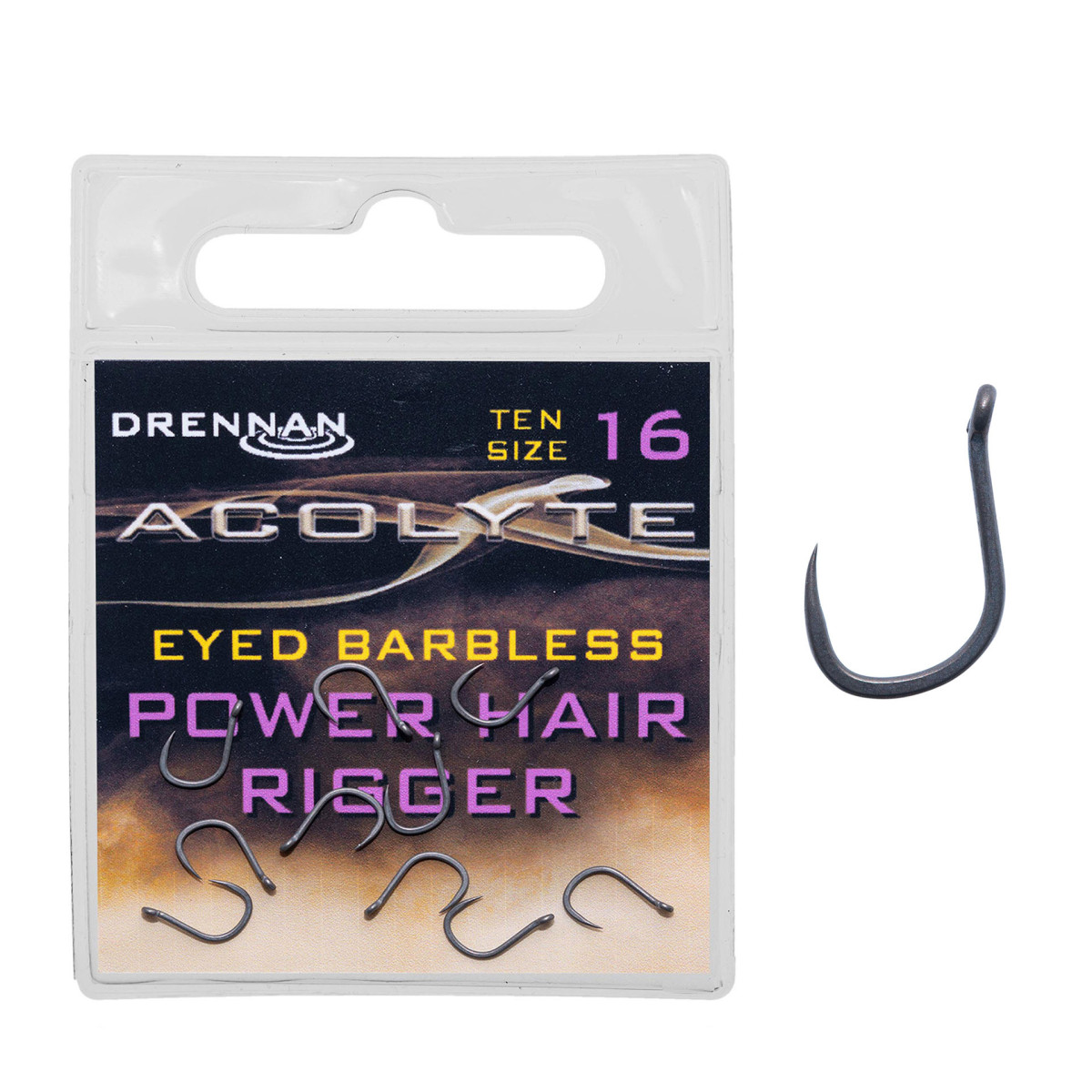 Haczyki Drennan Acolyte Power Hair Rigger - roz. 16