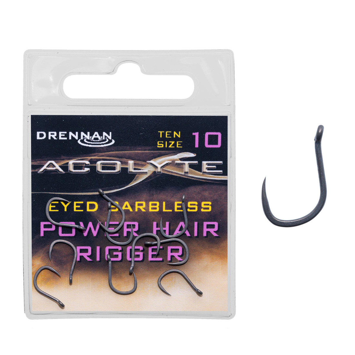Haczyki Drennan Acolyte Power Hair Rigger - roz. 10