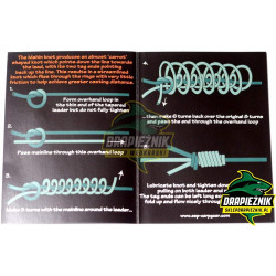 Strzałówka ESP Tapered Shock Leaders 3x9m - Weedy Green