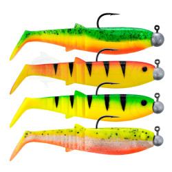 Zestaw zbrojonych gum Savage Gear Cannibal Shad 12.5cm - MIX 05