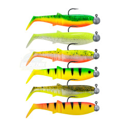 Zestaw zbrojonych gum Savage Gear Cannibal Shad 8cm - MIX 08