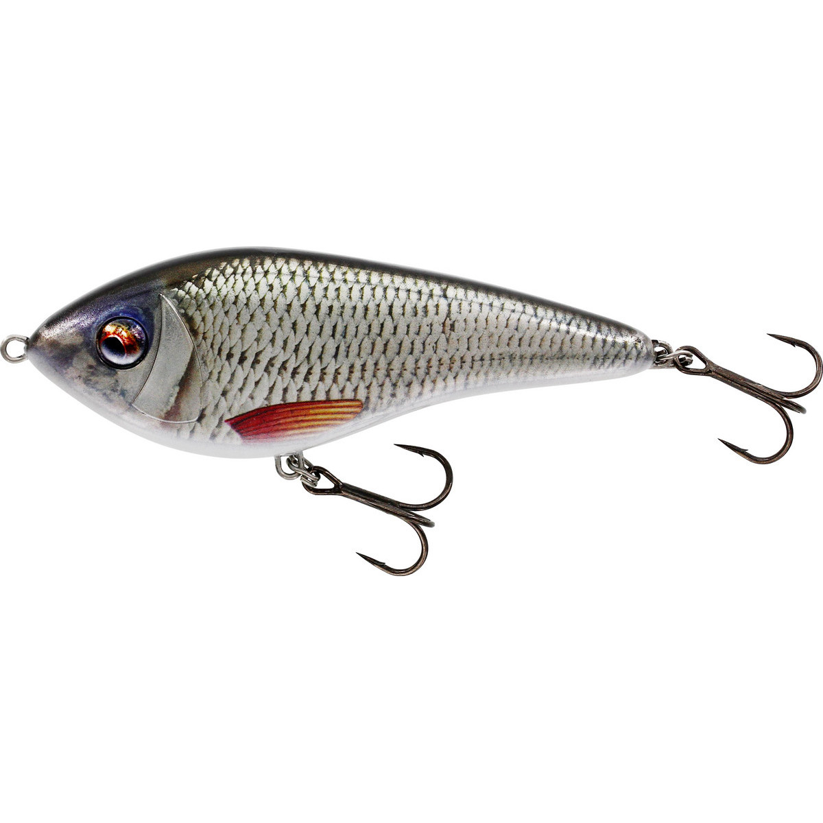 P036-551-154 Wobler Westin Swim Glidebait 10cm LOW FLOATING - Real Roach