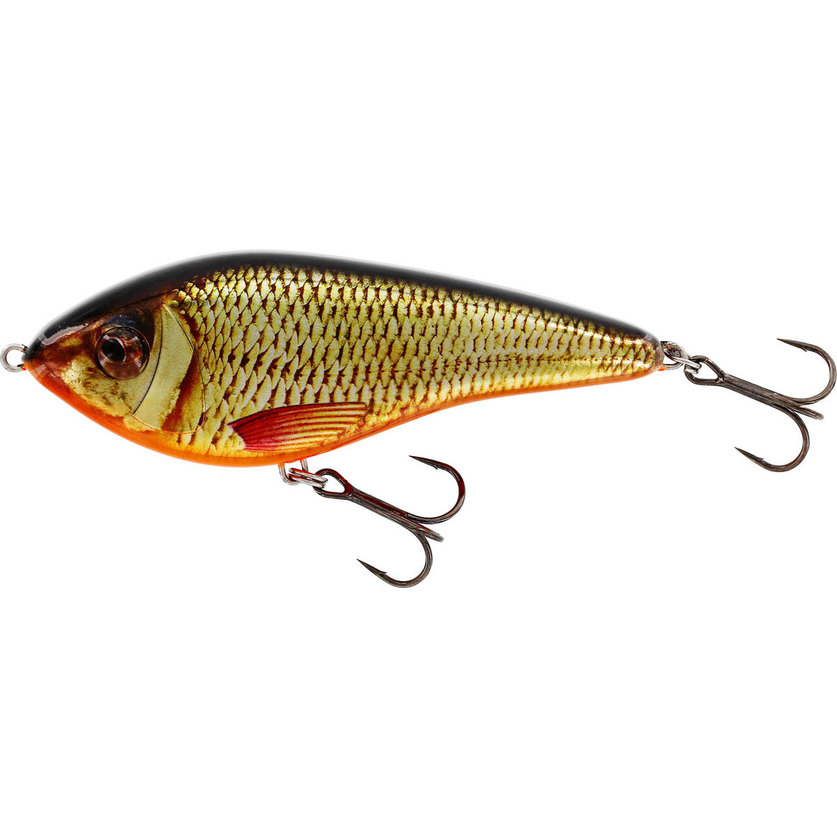 P036-552-154 Wobler Westin Swim Glidebait 10cm LOW FLOATING - Real Rudd