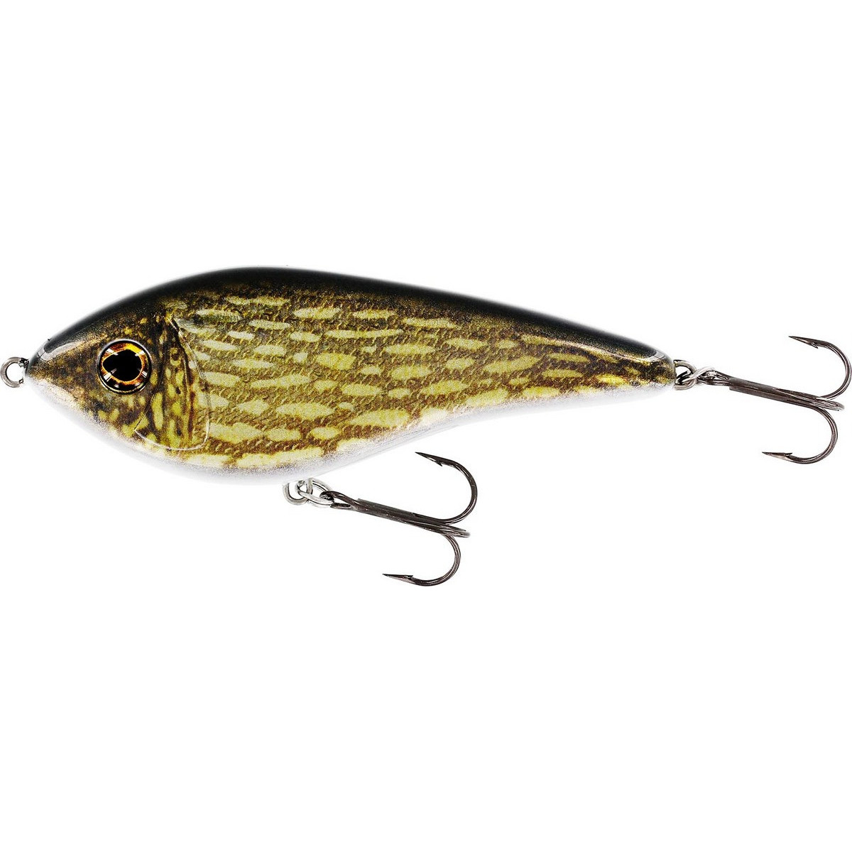 P036-630-154 Wobler Westin Swim Glidebait 10cm LOW FLOATING - Real Pike