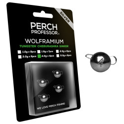 Czeburaszki wolframowe Perch Professor Wolframium SILVER 4szt. - 4.0g
