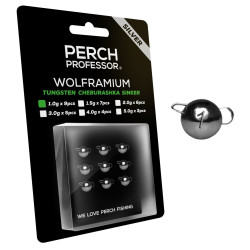 Czeburaszki wolframowe Perch Professor Wolframium SILVER 9szt. - 1.0g