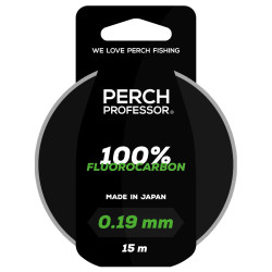 FLPP019 Fluorocarbon Perch Professor 100% Fluorocarbon 15m - 0.19mm