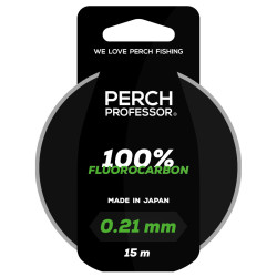 FLPP021 Fluorocarbon Perch Professor 100% Fluorocarbon 15m - 0.21mm