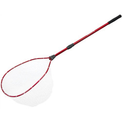 Podbierak z silikonową siatką Favorite Arena Red ATLNRD1-190 - 190cm
