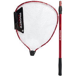 Podbierak z silikonową siatką Favorite Arena Red ATLNRD1-190 - 190cm