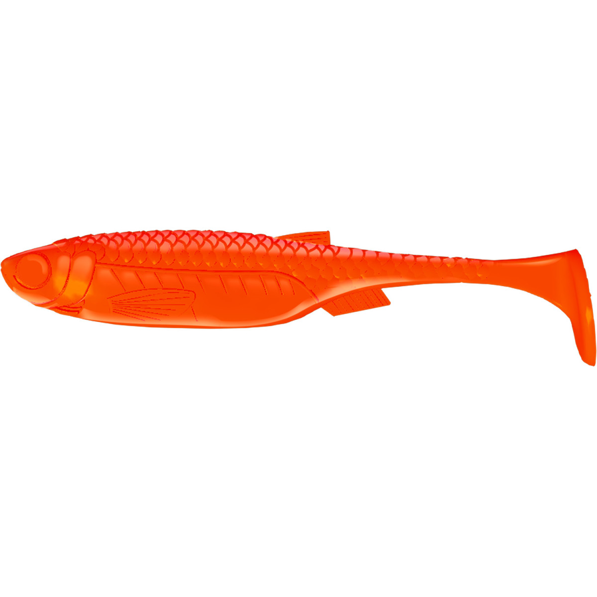 Libra Lures Kraken Shad 3'' 7.5cm - 011 / HOT ORANGE