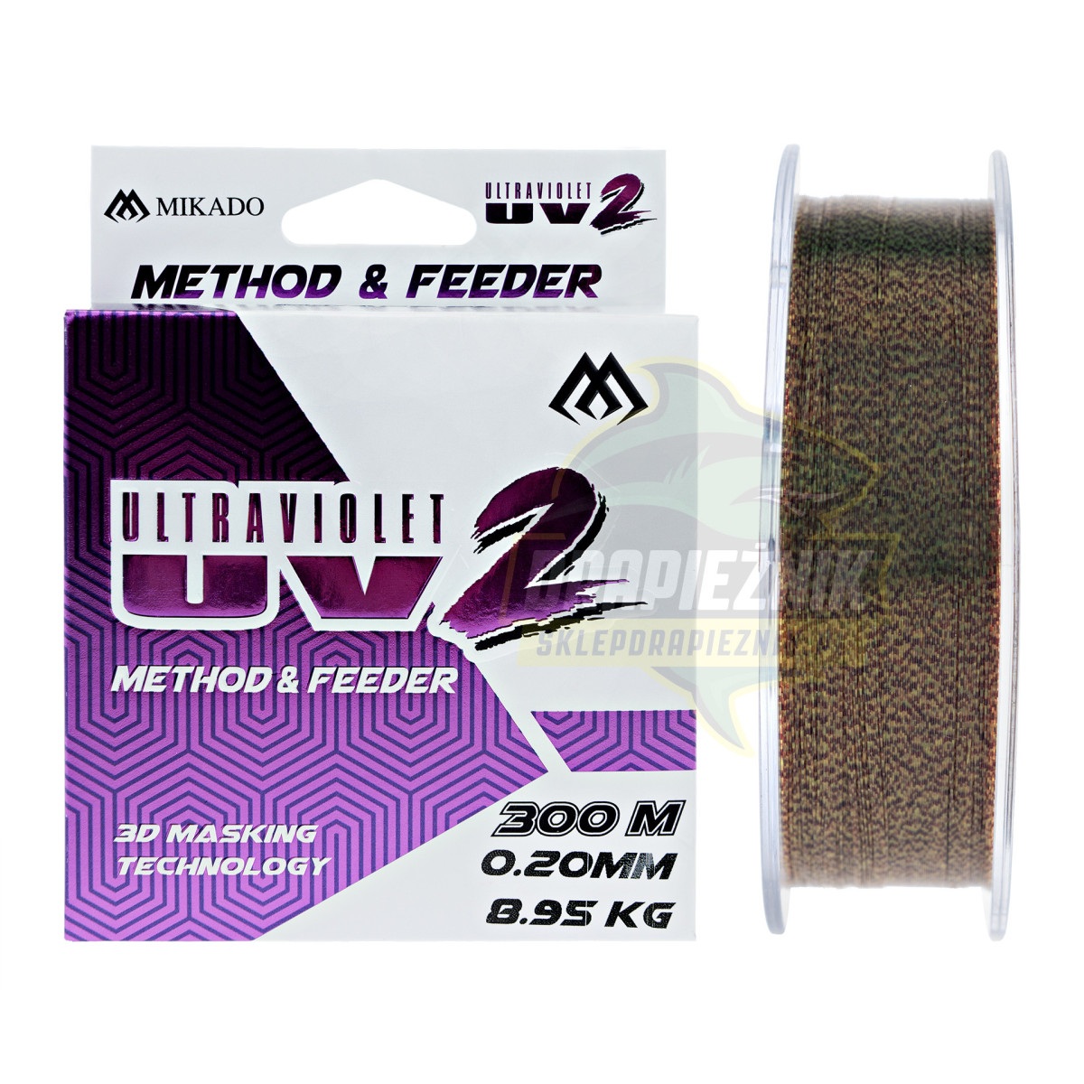 Żyłka Mikado Ultraviolet II Method & Feeder 300m / 0,25mm