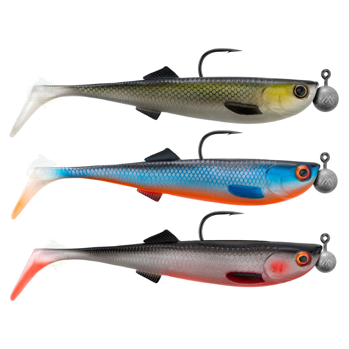 Zestaw zbrojonych gum Mikado Sicario 14cm - MIX 03