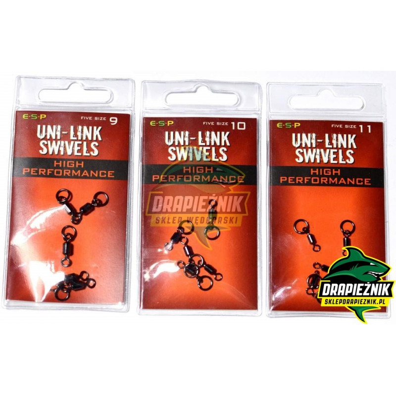 Krętliki z kółkami ESP Uni Link Swivels - Hi-Performance - roz. 11