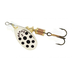 Mepps Aglia Decorees 2 Srebrna / Czarne kropki