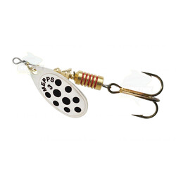 	Mepps Aglia Decorees 3 Srebrna / Czarne kropki