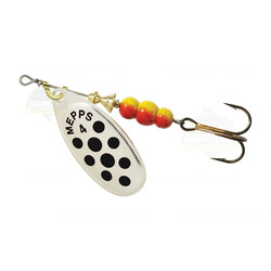 Mepps Aglia Decorees 4 Srebrna / Czarne kropki