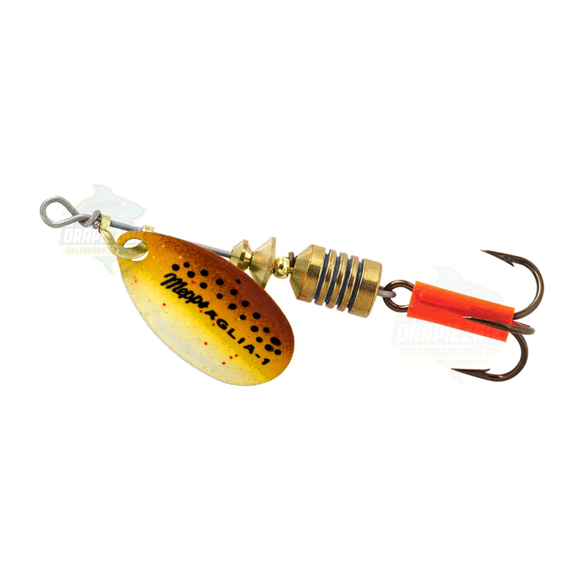 Mepps Aglia Fluo Micropigments 1 Brown Trout