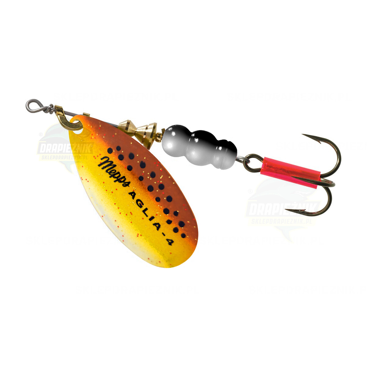 Mepps Aglia Fluo Micropigments 4 Brown Trout