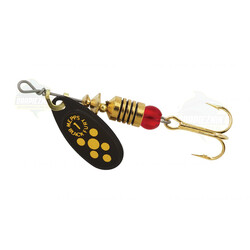 Warianty Obrotówka Mepps Black Fury 1 Czarna / Żółte kropki