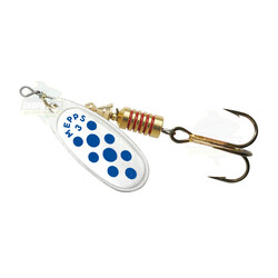 Warianty Obrotówka Mepps Comet 3 Srebrna / Niebieskie kropki