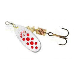 Warianty Obrotówka Mepps Comet 2 Srebrna / Czerwone kropki