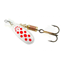 Warianty Obrotówka Mepps Comet 3 Srebrna / Czerwone kropki