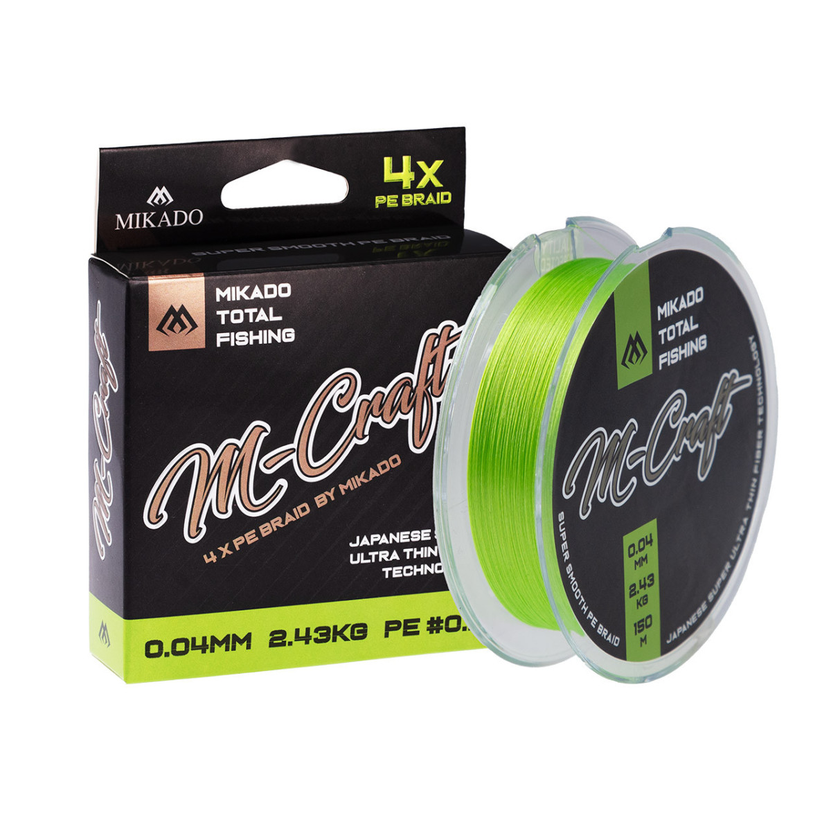 Plecionka Mikado M-Craft x4 150m - Fluo