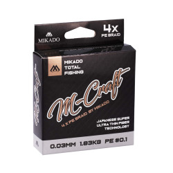 Plecionka Mikado M-Craft x4 150m - Steel Gray