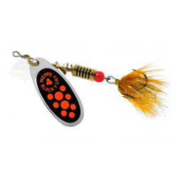 Warianty Obrotówka Mepps Black Fury 4 Srebrna Muche Orange
