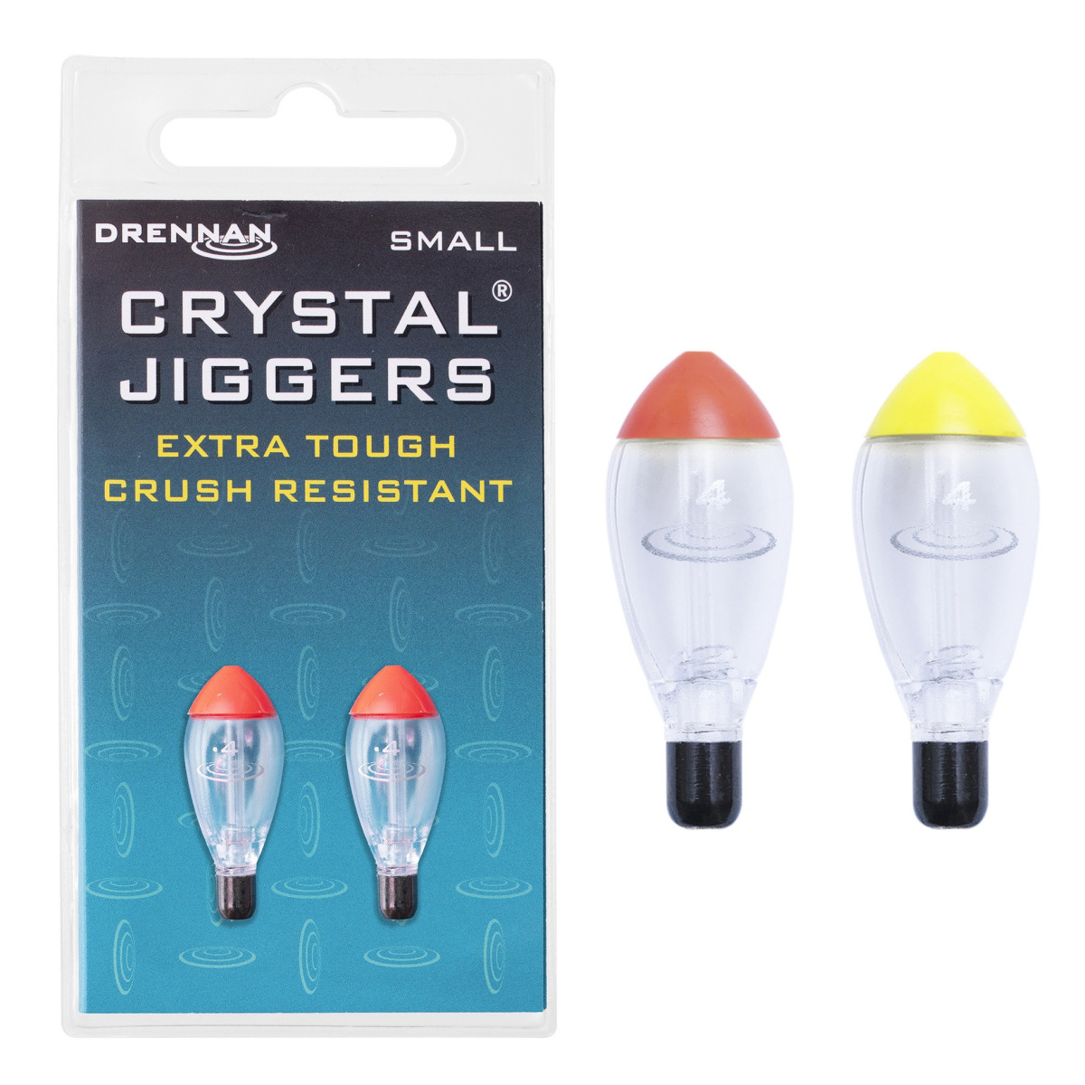 FOAA04 Spławiki Drennan Crystal Jiggers 2szt. - Small 0.4g