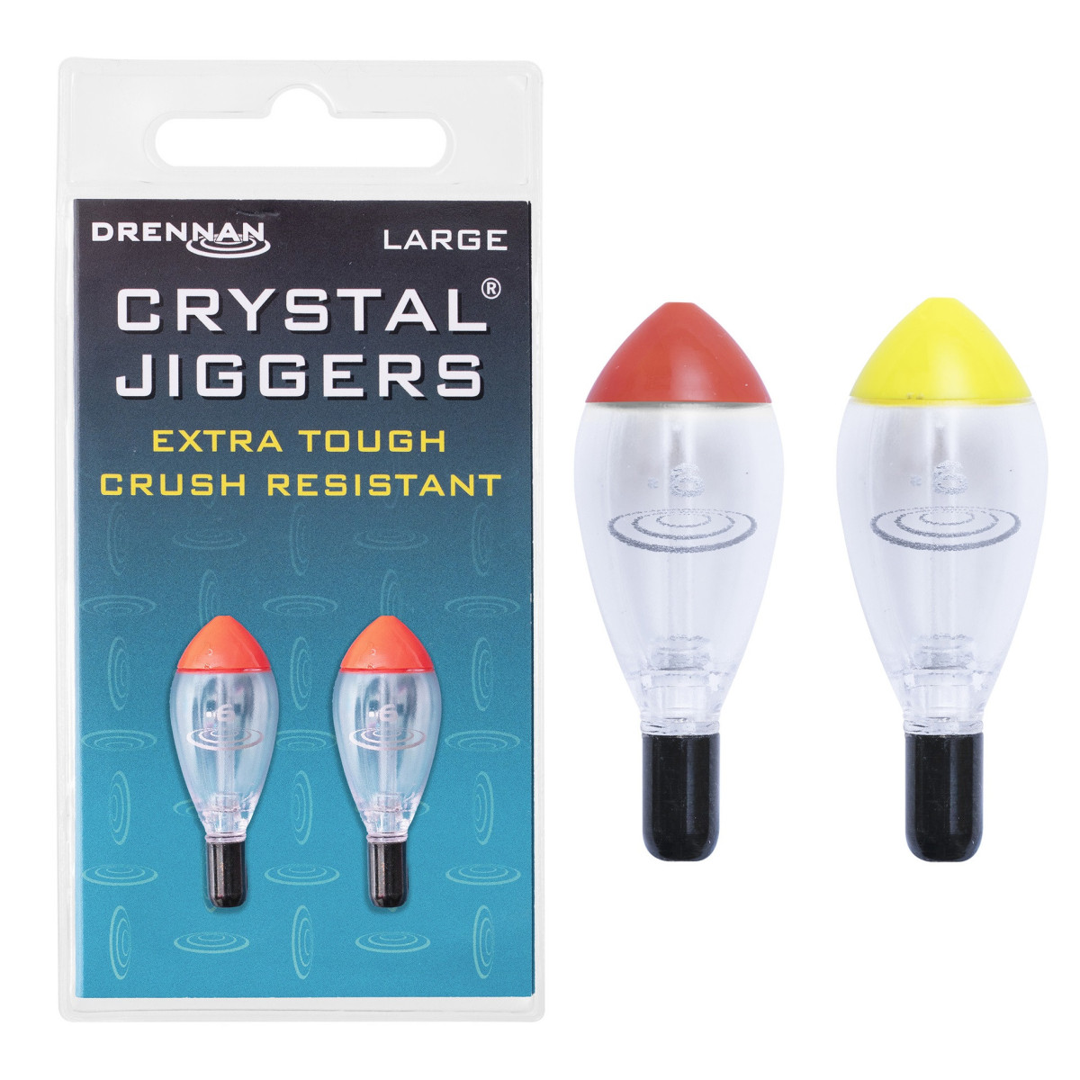 FOAA06 Spławiki Drennan Crystal Jiggers 2szt. - Large 0.6g