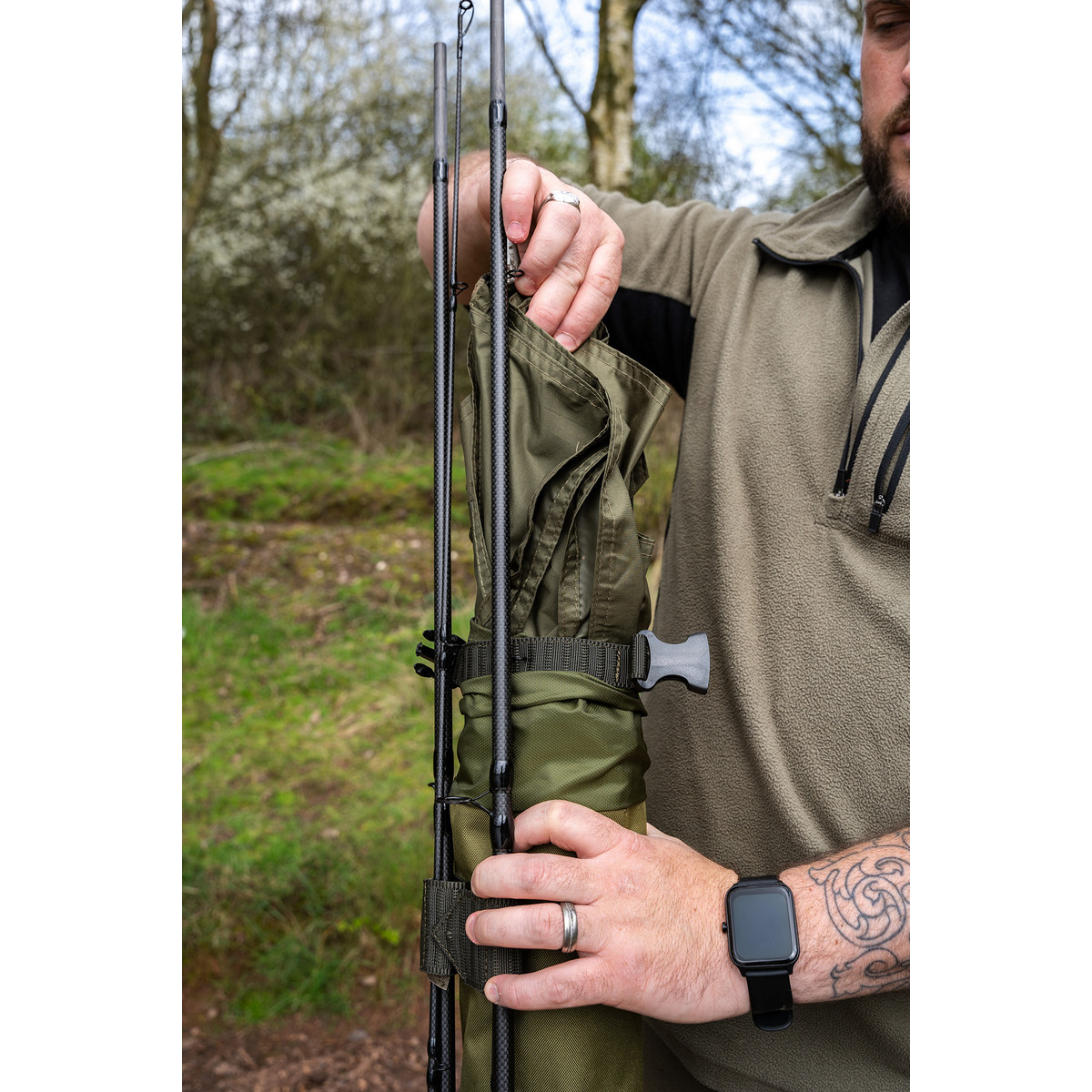 K0290118 Pokrowiec Korum Progress Compact Quiver - 2 Rod