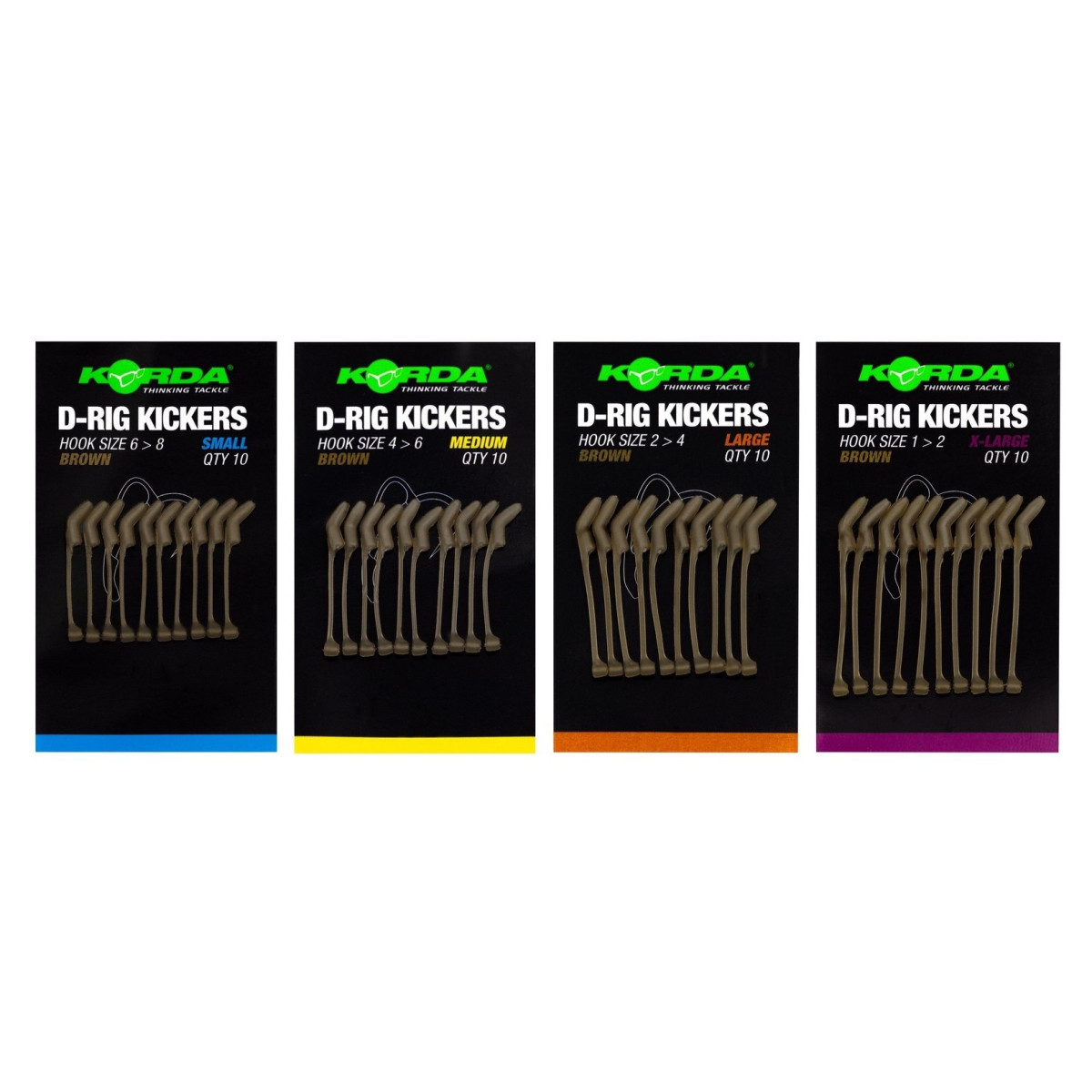 Pozycjonery haczyka Korda D-Rig Kickers BROWN