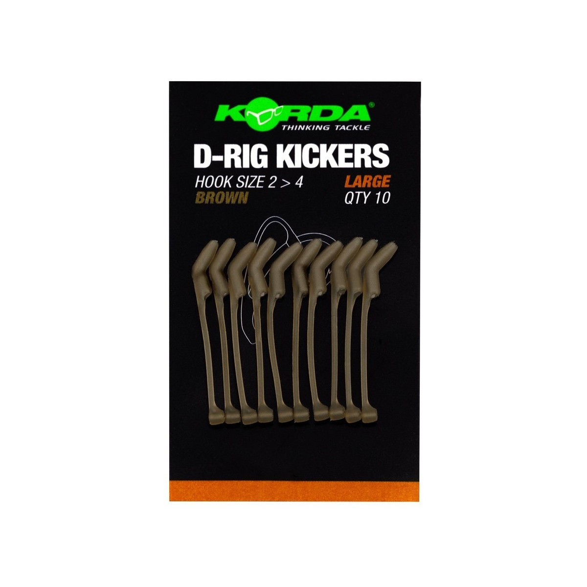 Pozycjonery haczyka Korda D-Rig Kickers BROWN - Large