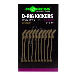 Pozycjonery haczyka Korda D-Rig Kickers BROWN - XL